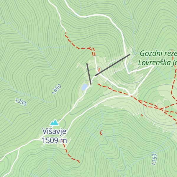 Map of Mali Črni vrh
