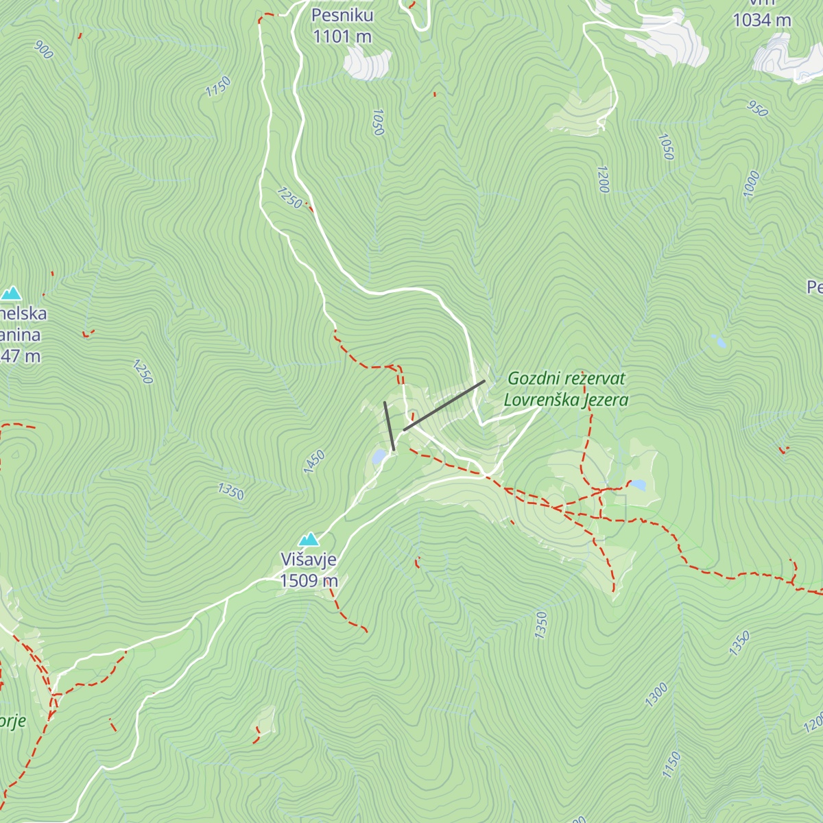 Ribniška koča map