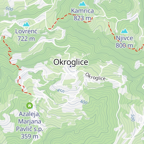 Map of Gostišče Močivnik
