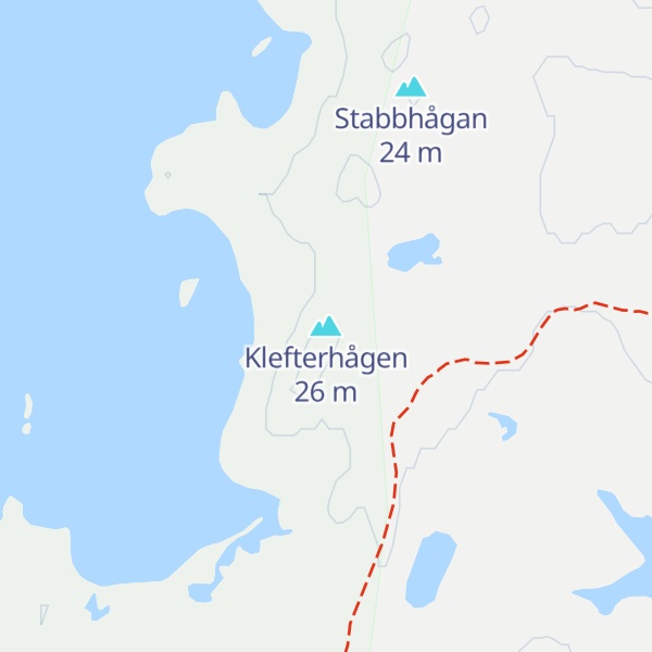 Map of Klefterhågen