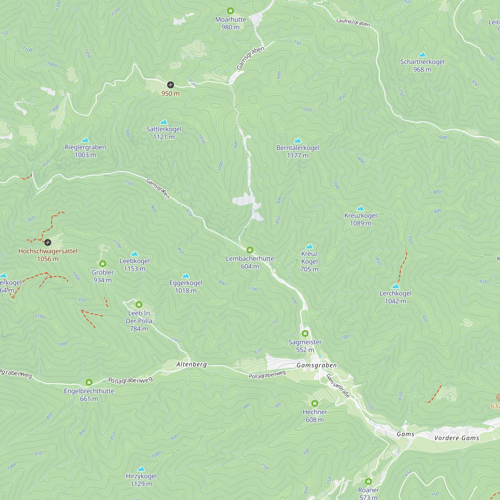 Lembacherhütte map