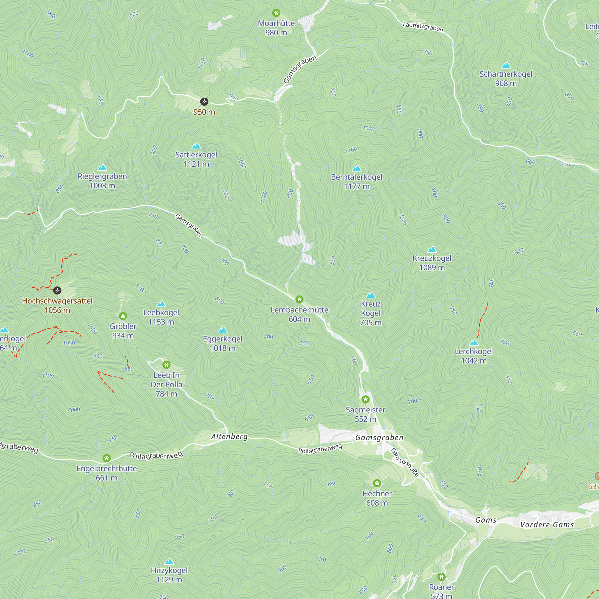 Lembacherhütte map