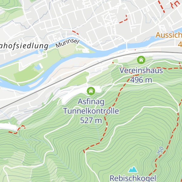 Map of Asfinag Tunnelkontrolle
