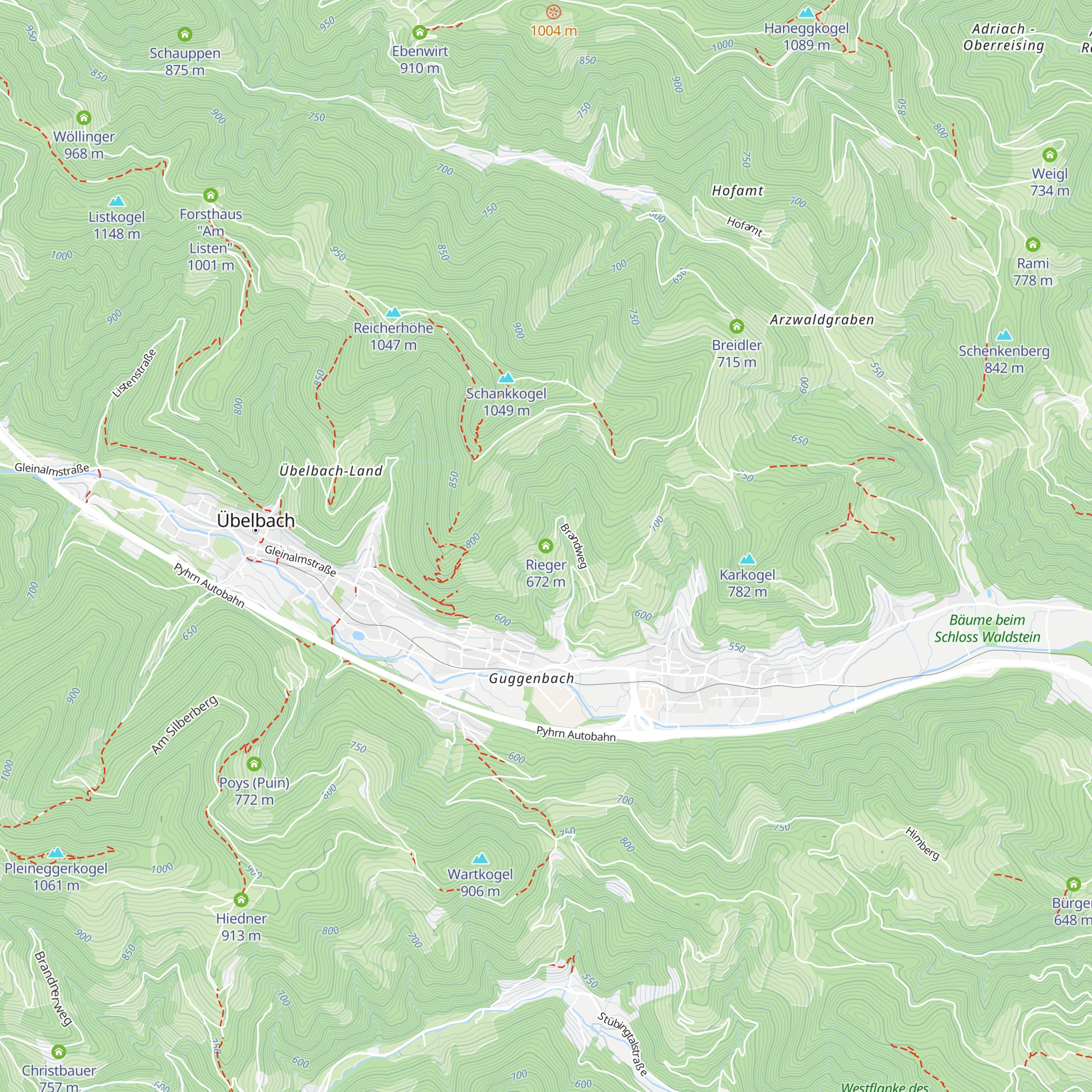 Rieger map