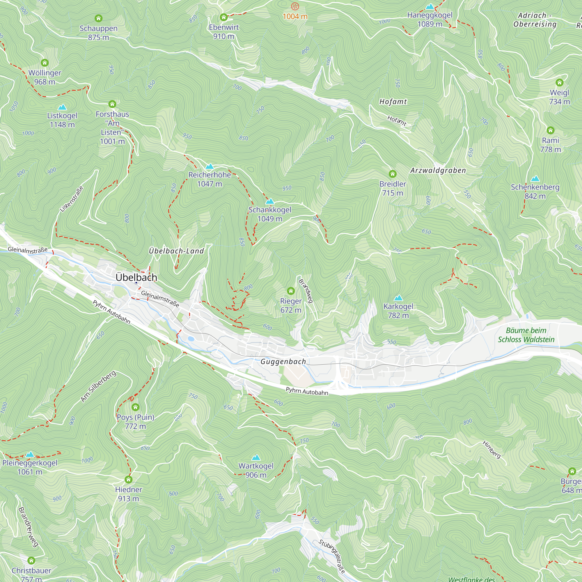 Rieger map