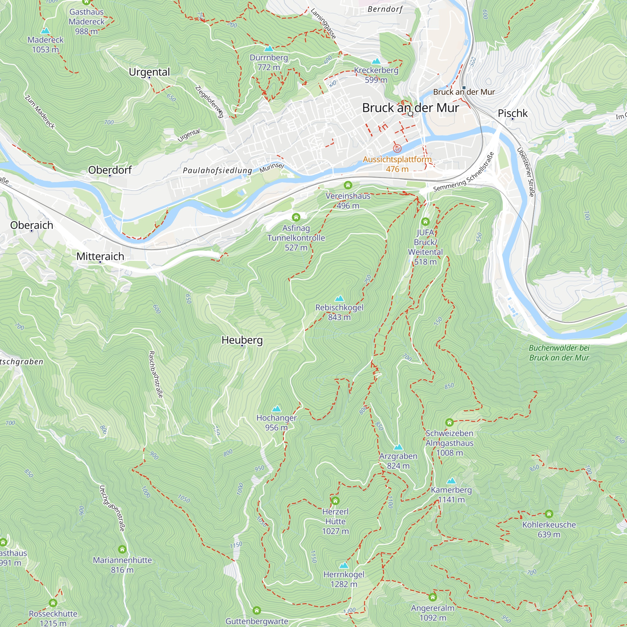 Brucker Waldschule map