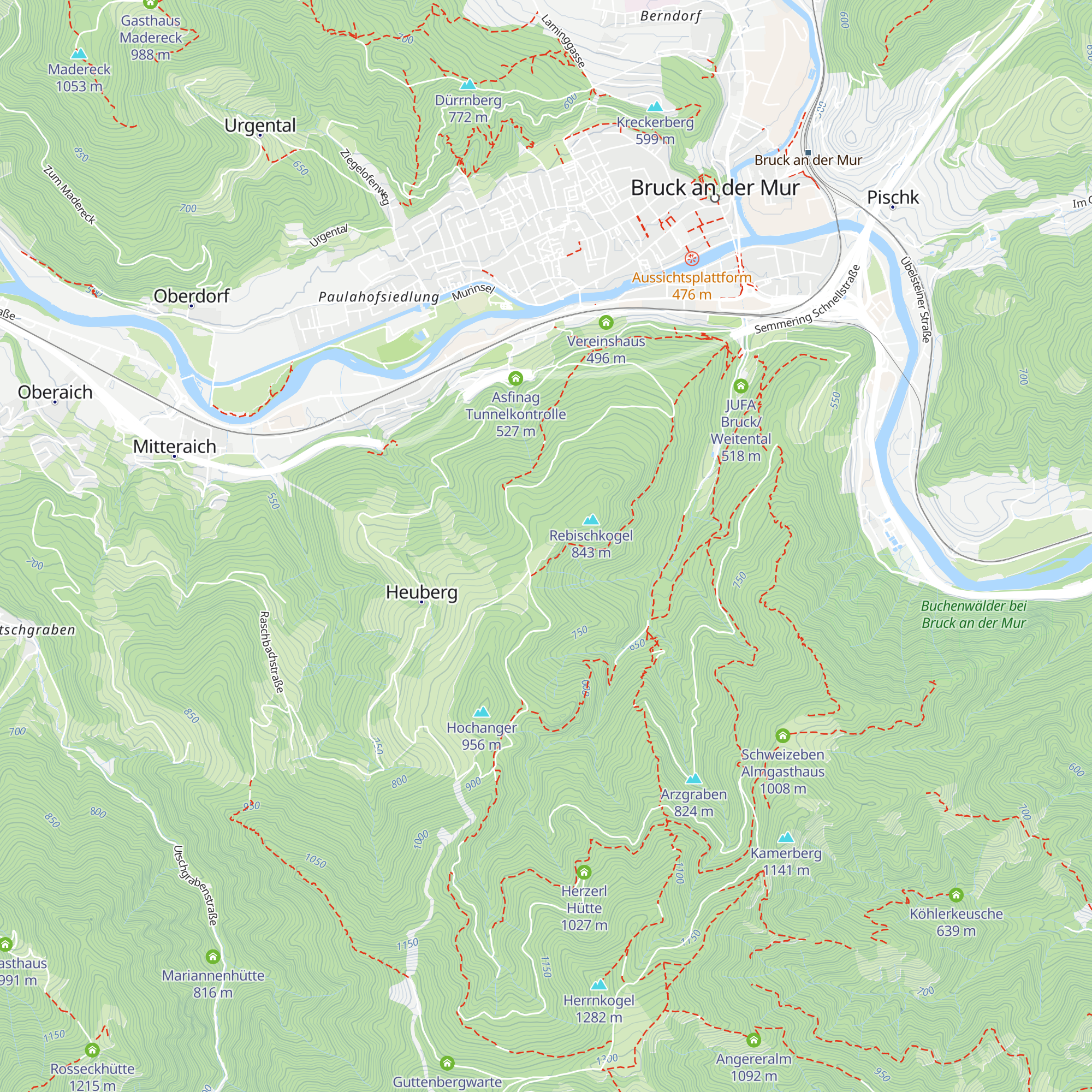 Brucker Waldschule map
