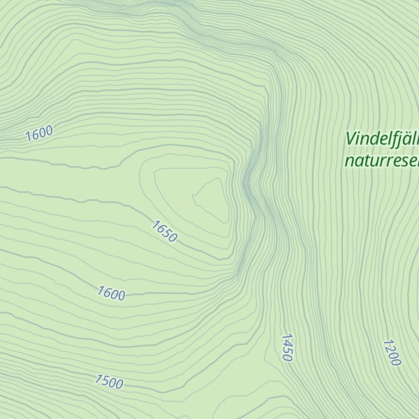 Map of Södra Sytertoppen