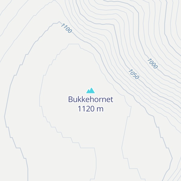Map of Bukkehornet