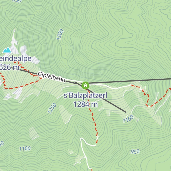 Map of s'Balzplatzerl