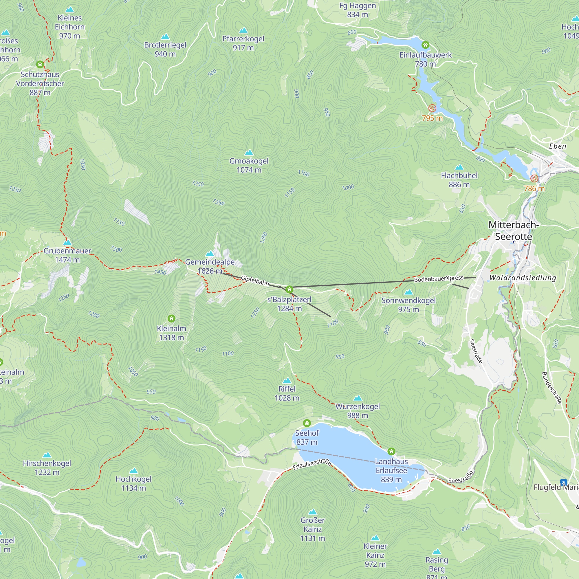 s'Balzplatzerl map