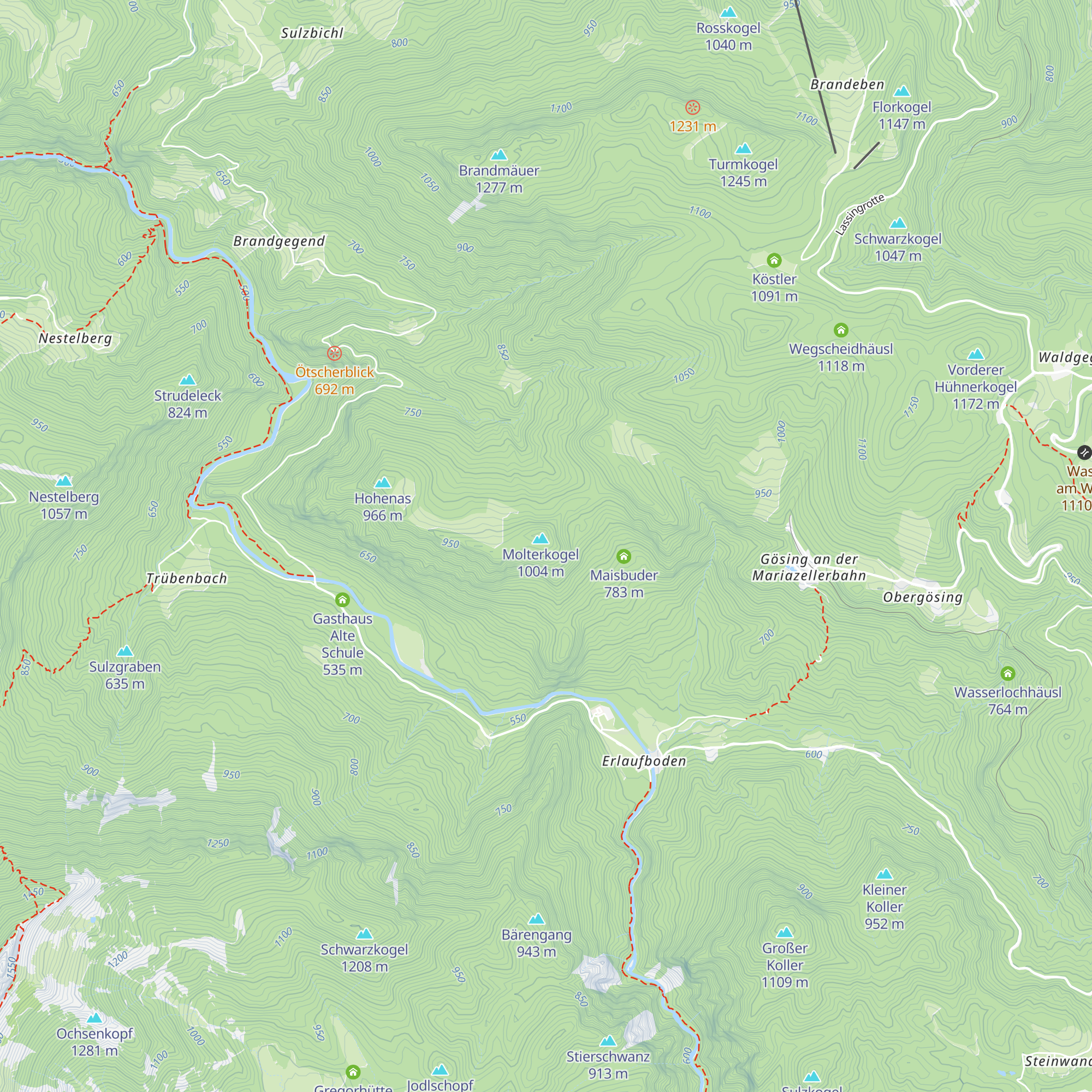 Ochsenburg map