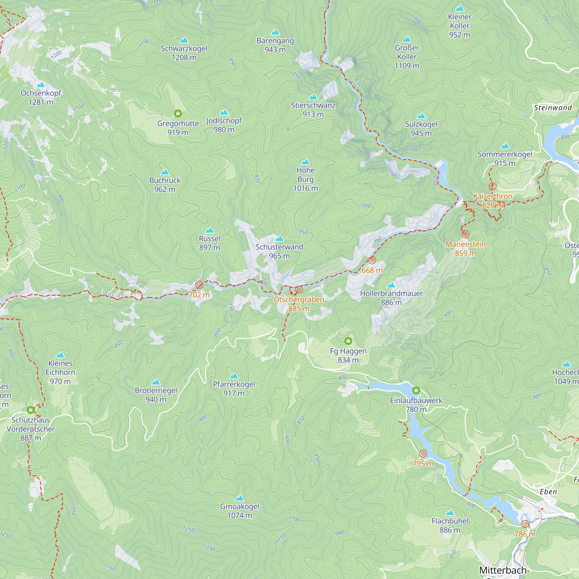 Ötscherhias map