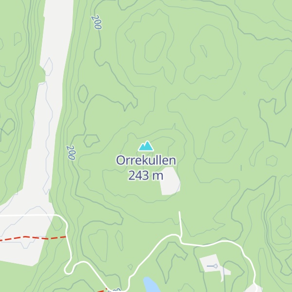 Map of Orrekullen