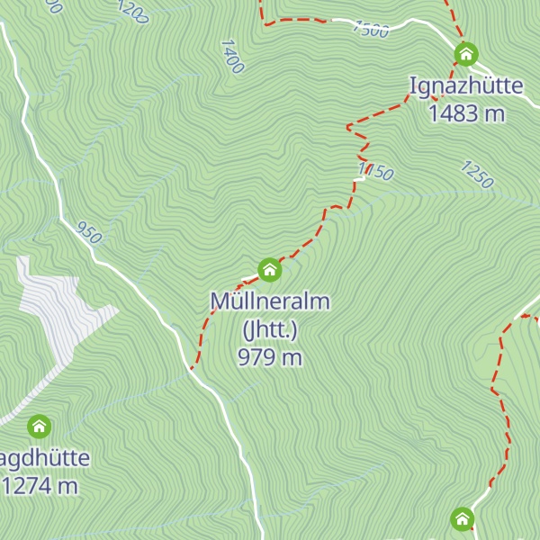 Map of Müllneralm (Jhtt.)