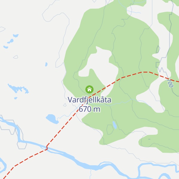Map of Vardfjellkåta