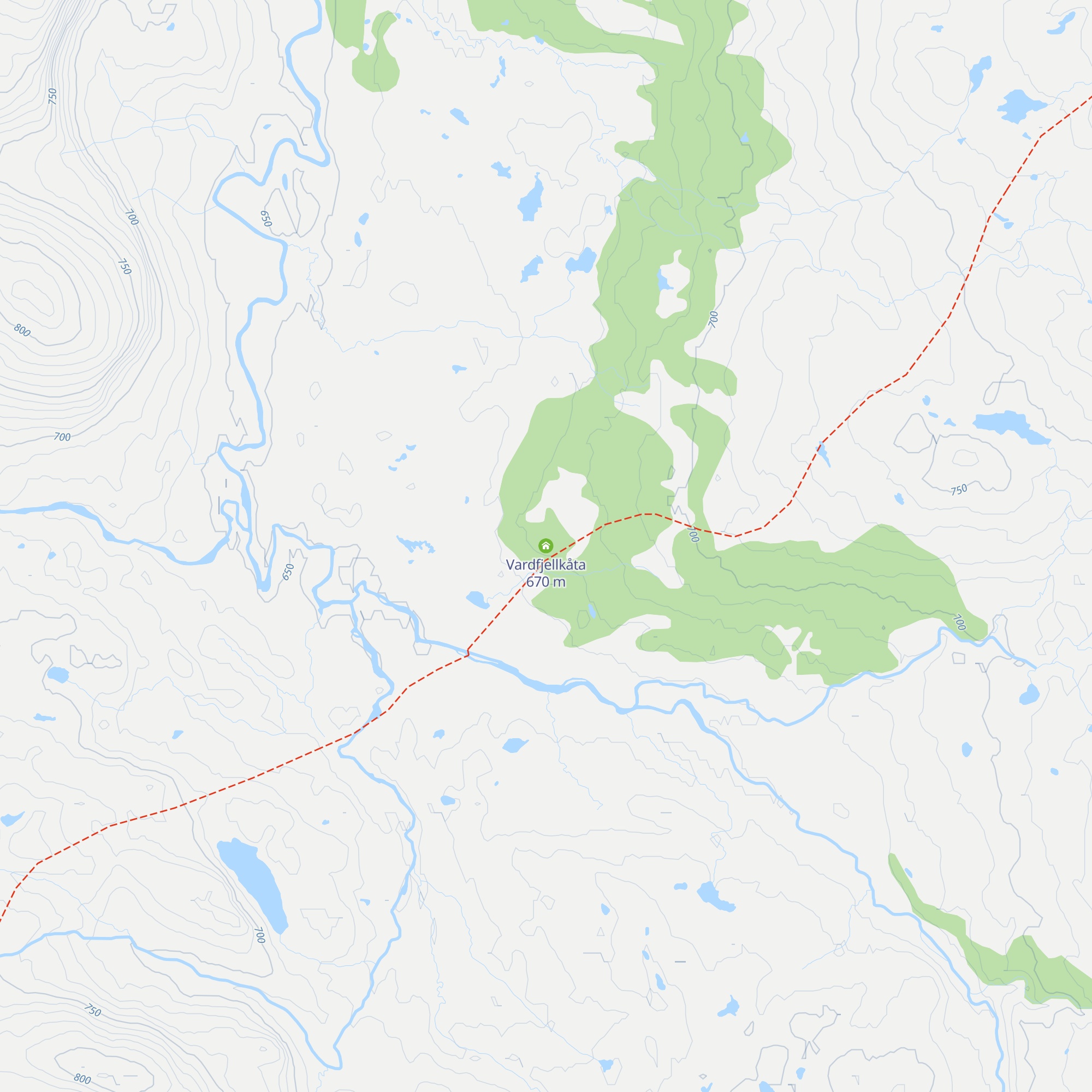 Vardfjellkåta map