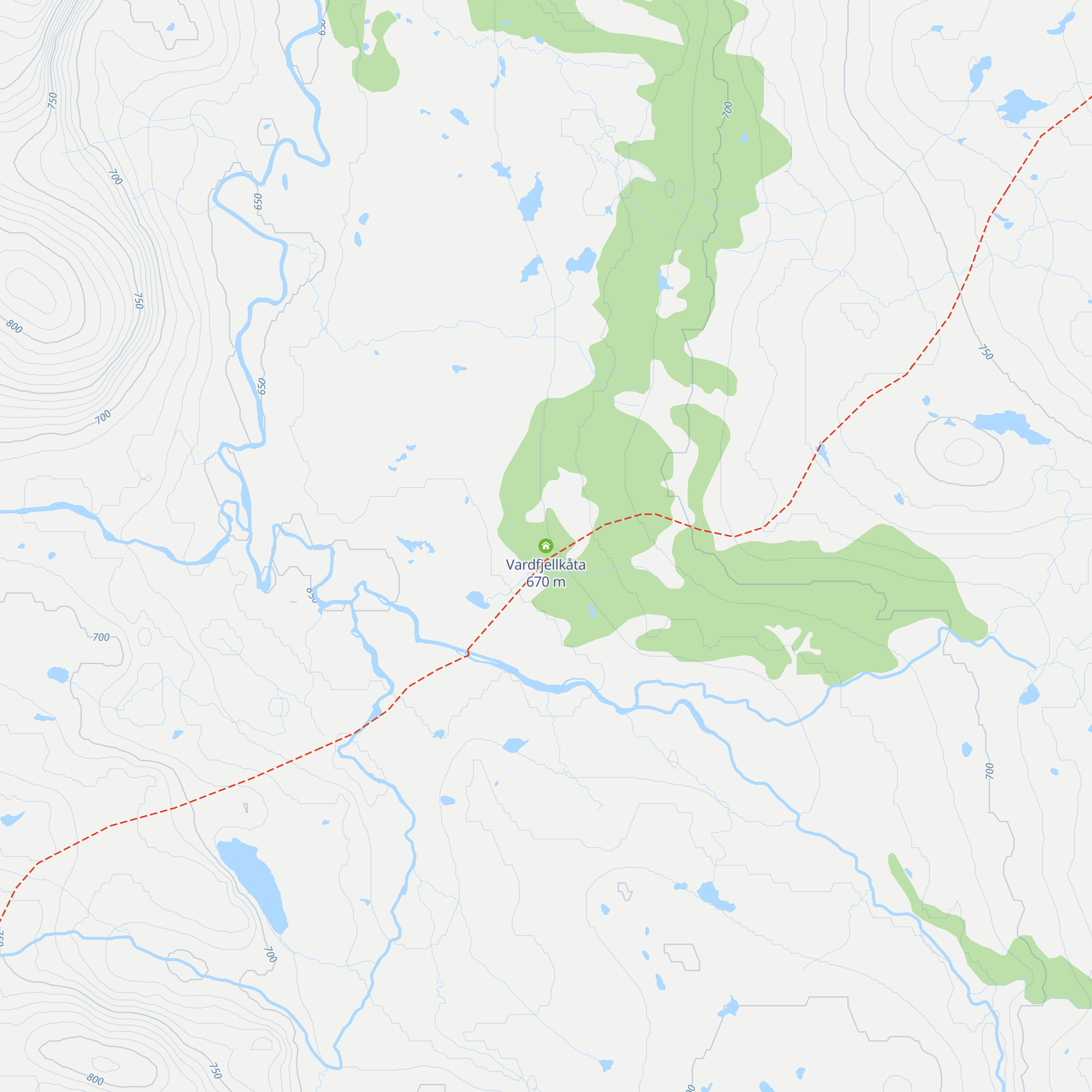 Vardfjellkåta map