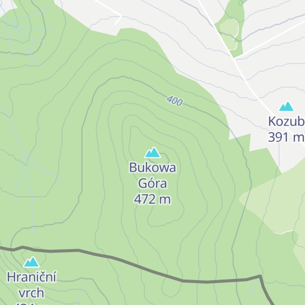Map of Bukowa Góra