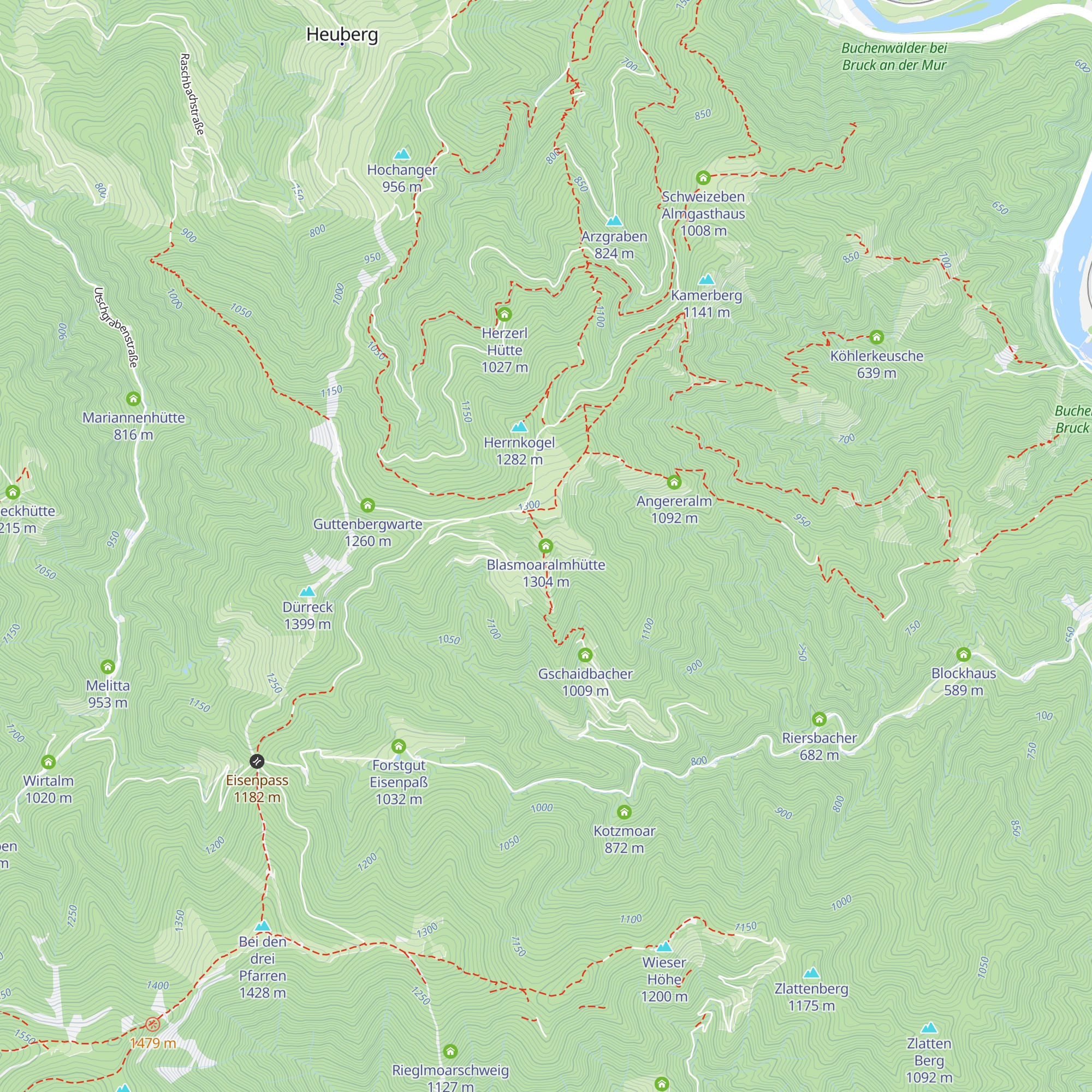 Blasmoaralmhütte map