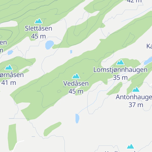 Map of Vedåsen