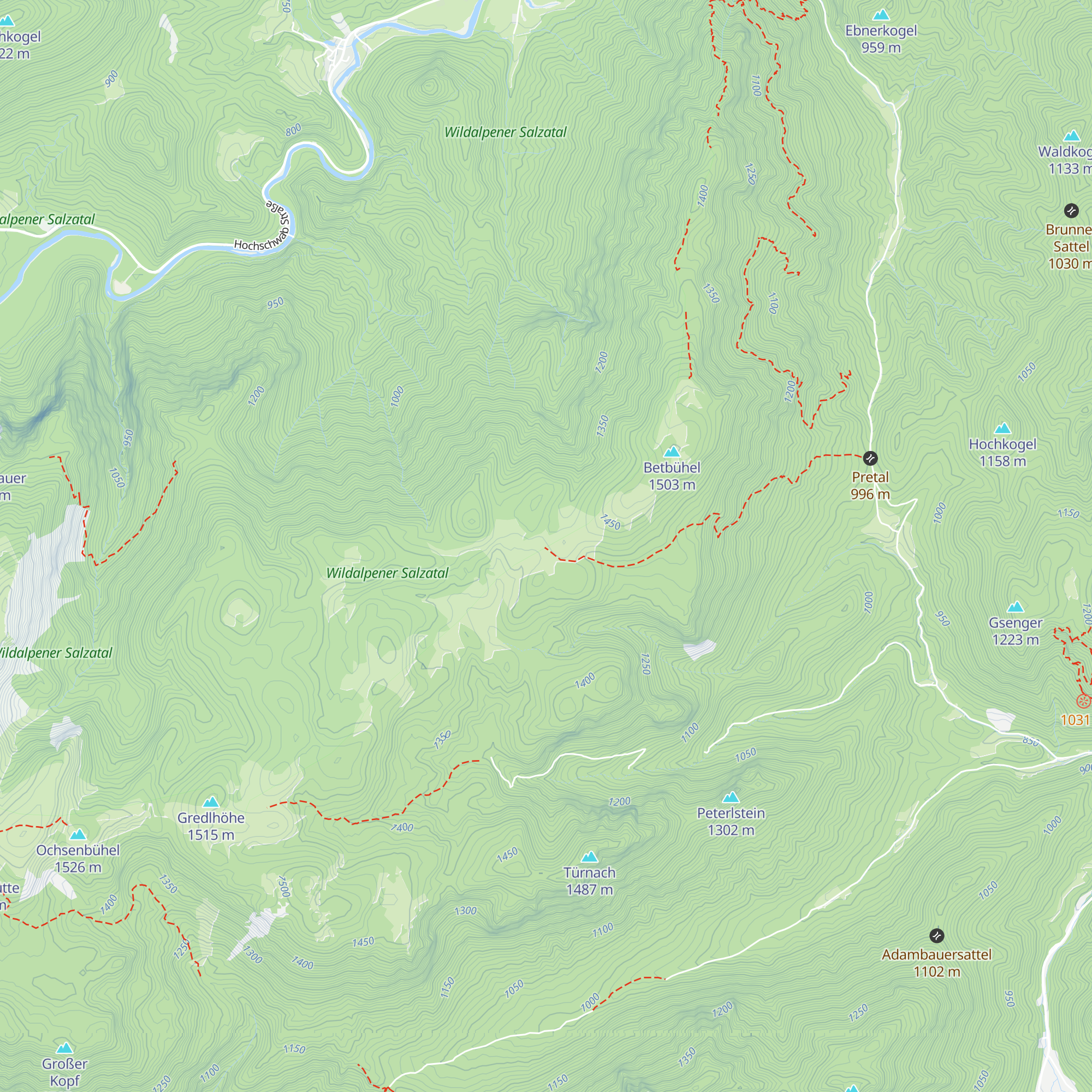 Halterhütte map