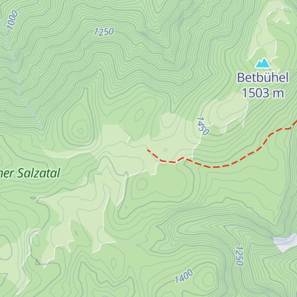 Map of Halterhütte