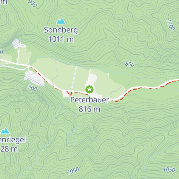 Map of Peterbauer