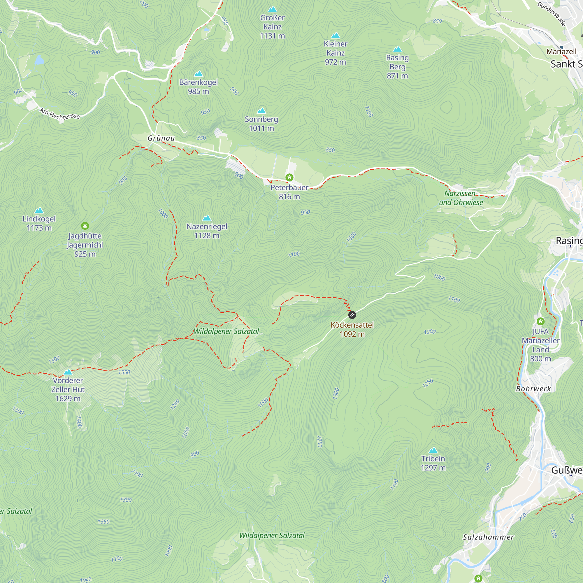 Farnbodenhütte map