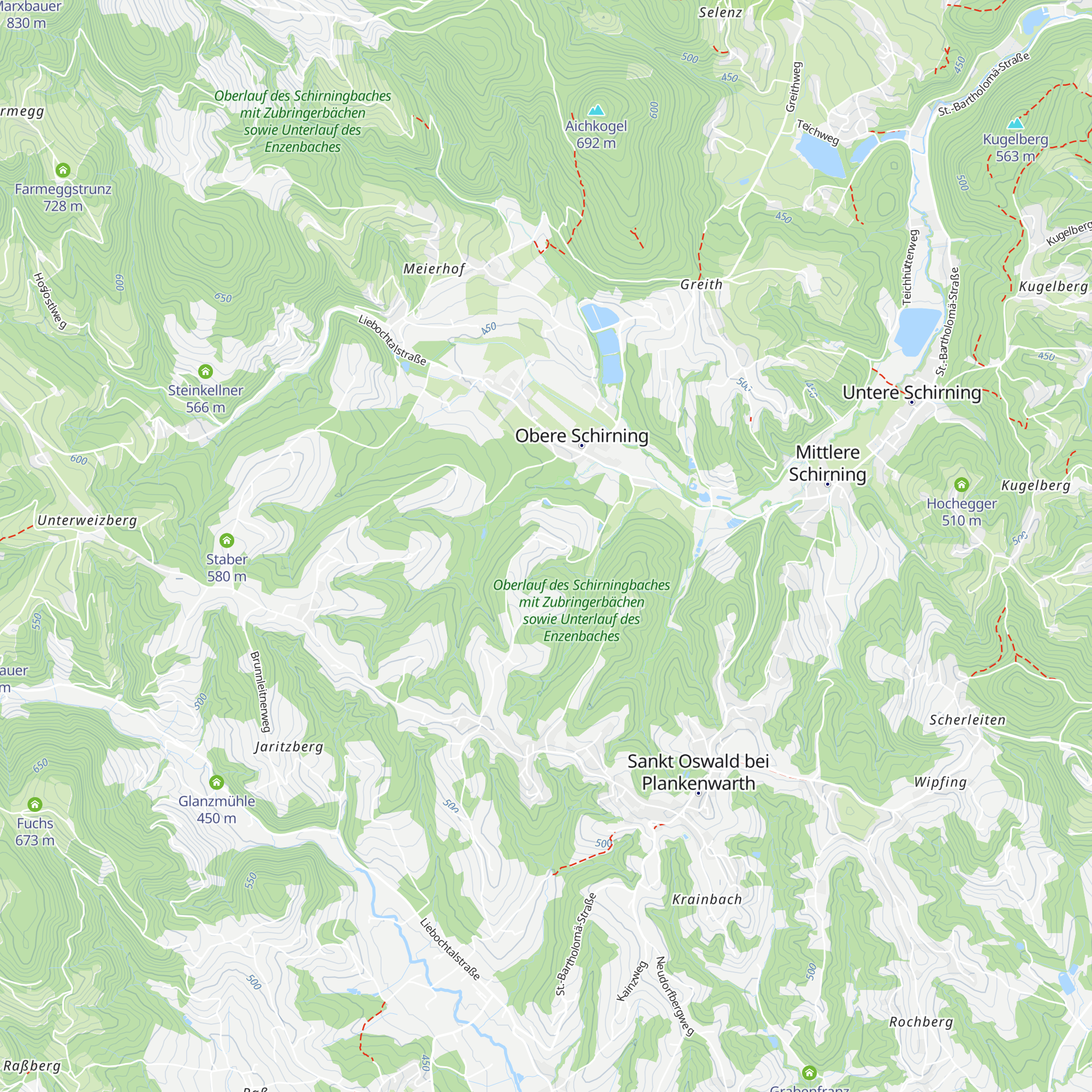 Harrerhof map