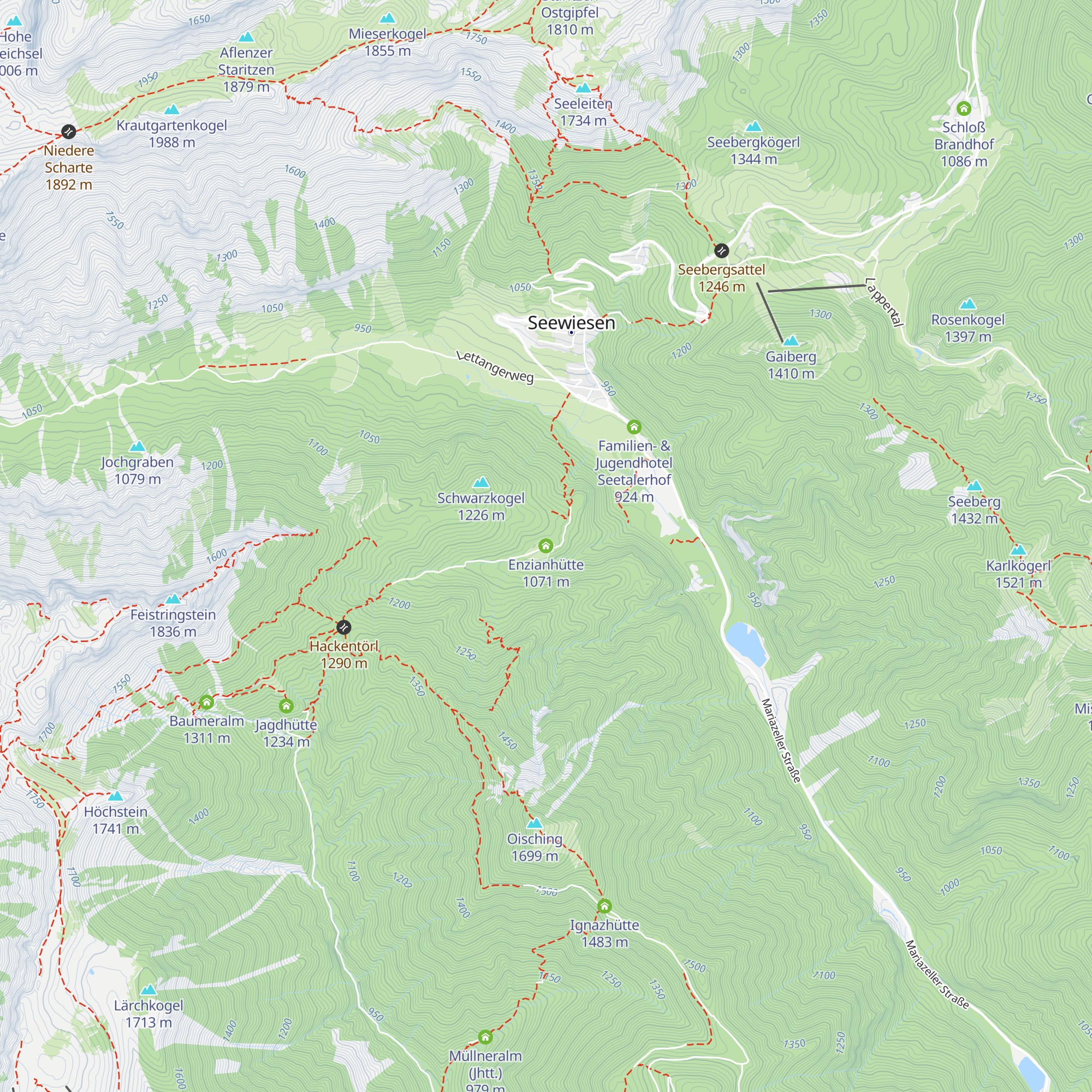 Enzianhütte map