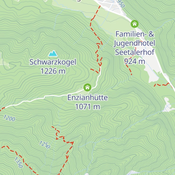 Map of Enzianhütte