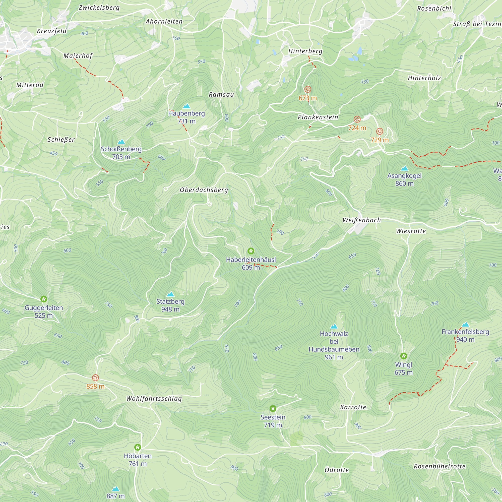 Haberleitenhäusl map