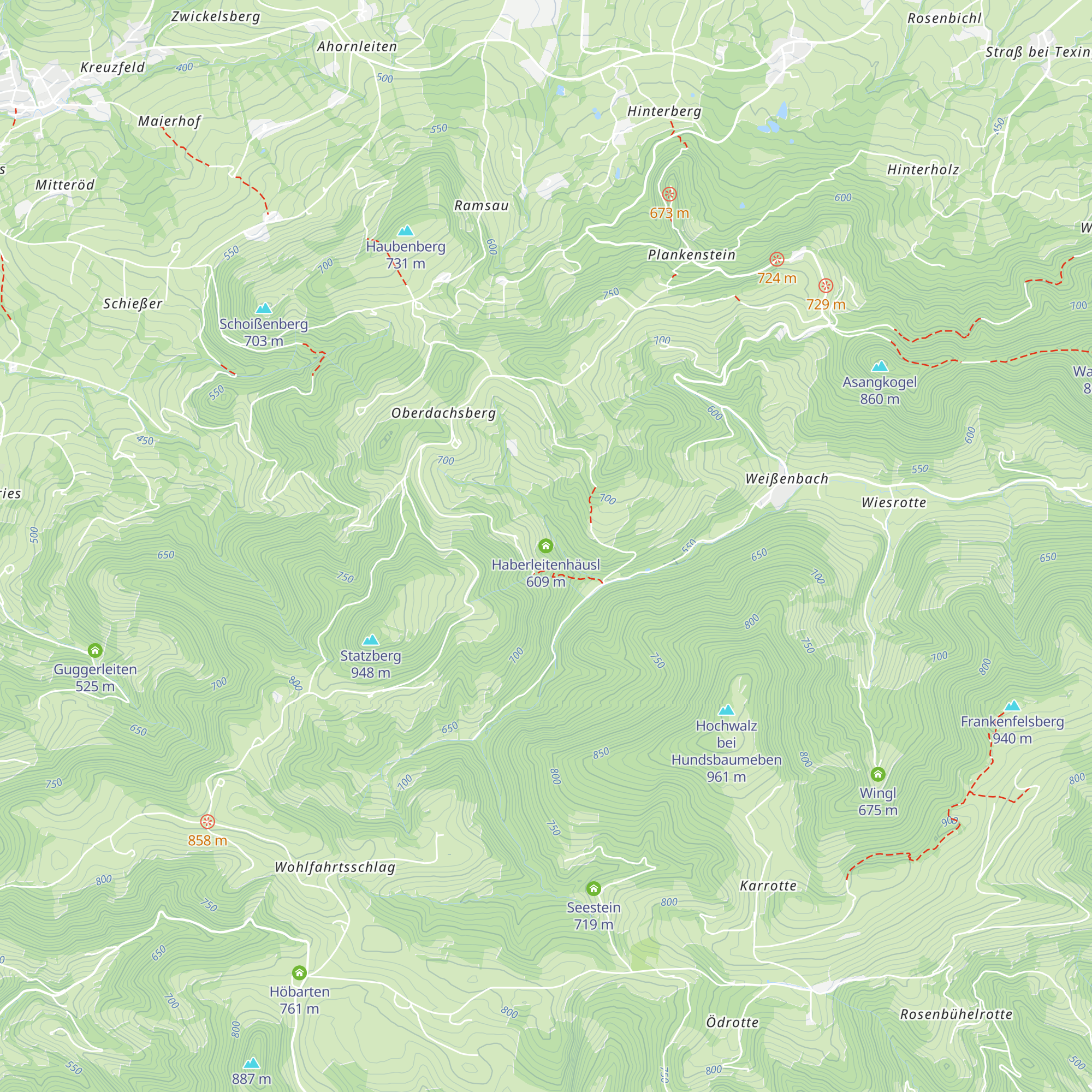 Haberleitenhäusl map