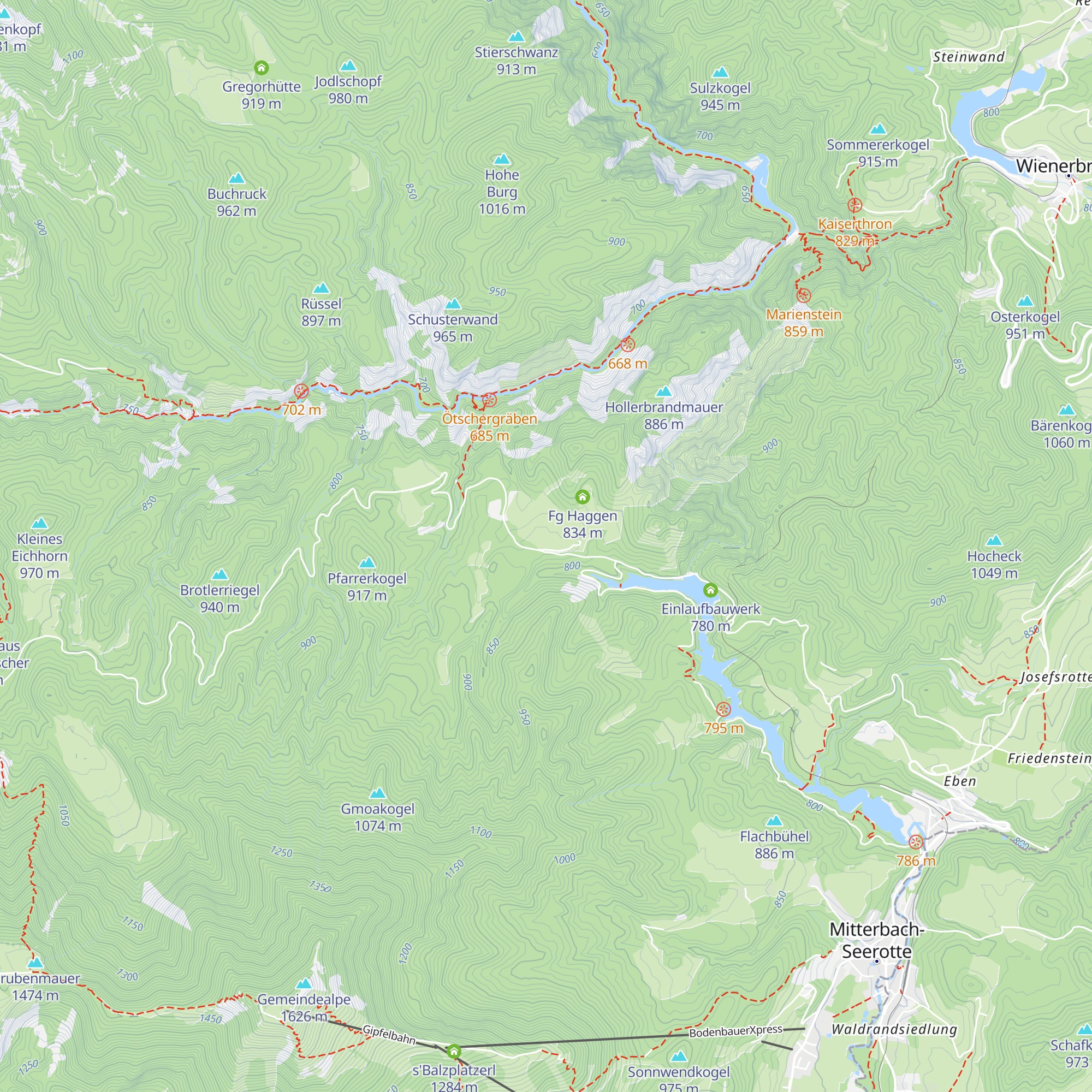 Hagengut map