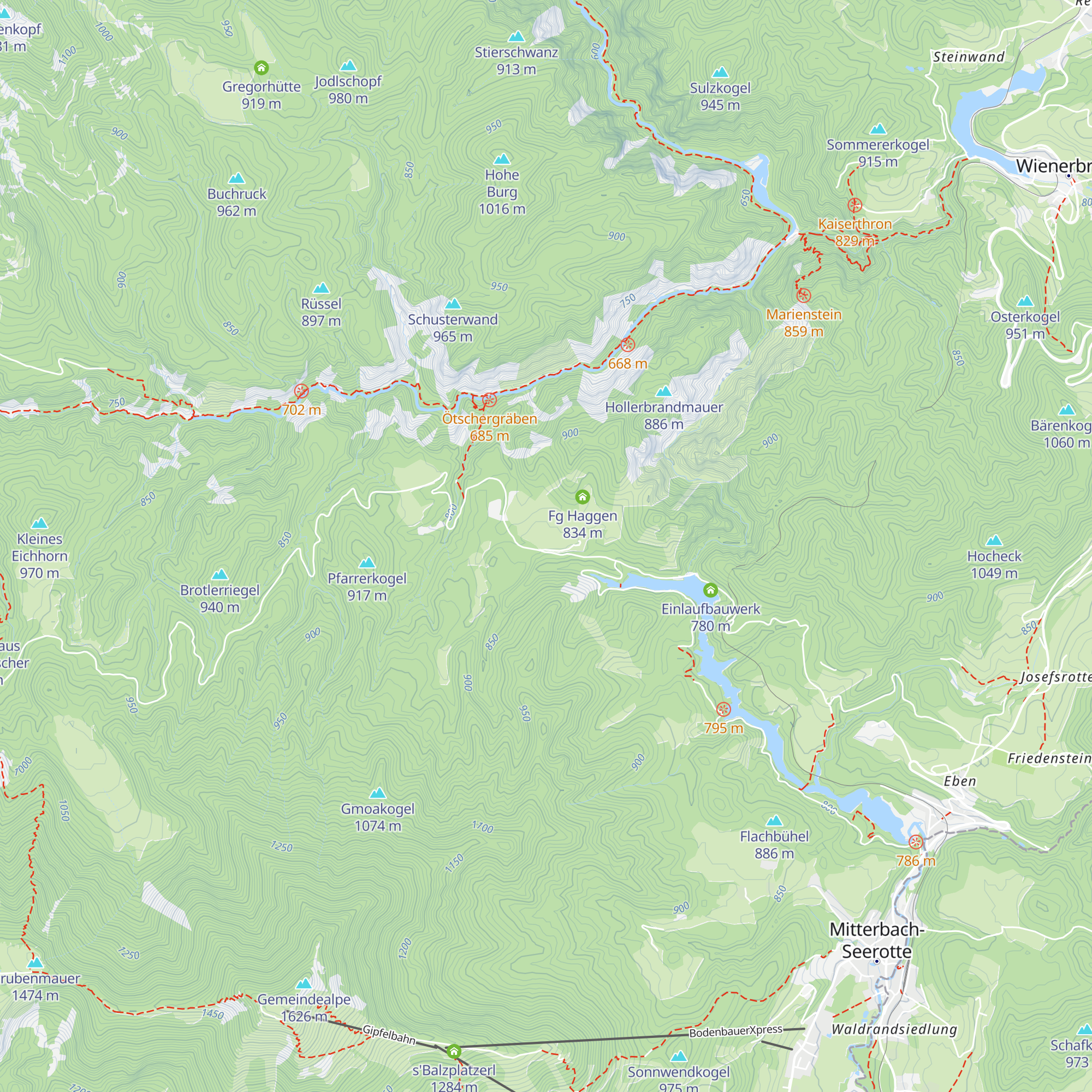 Hagengut map