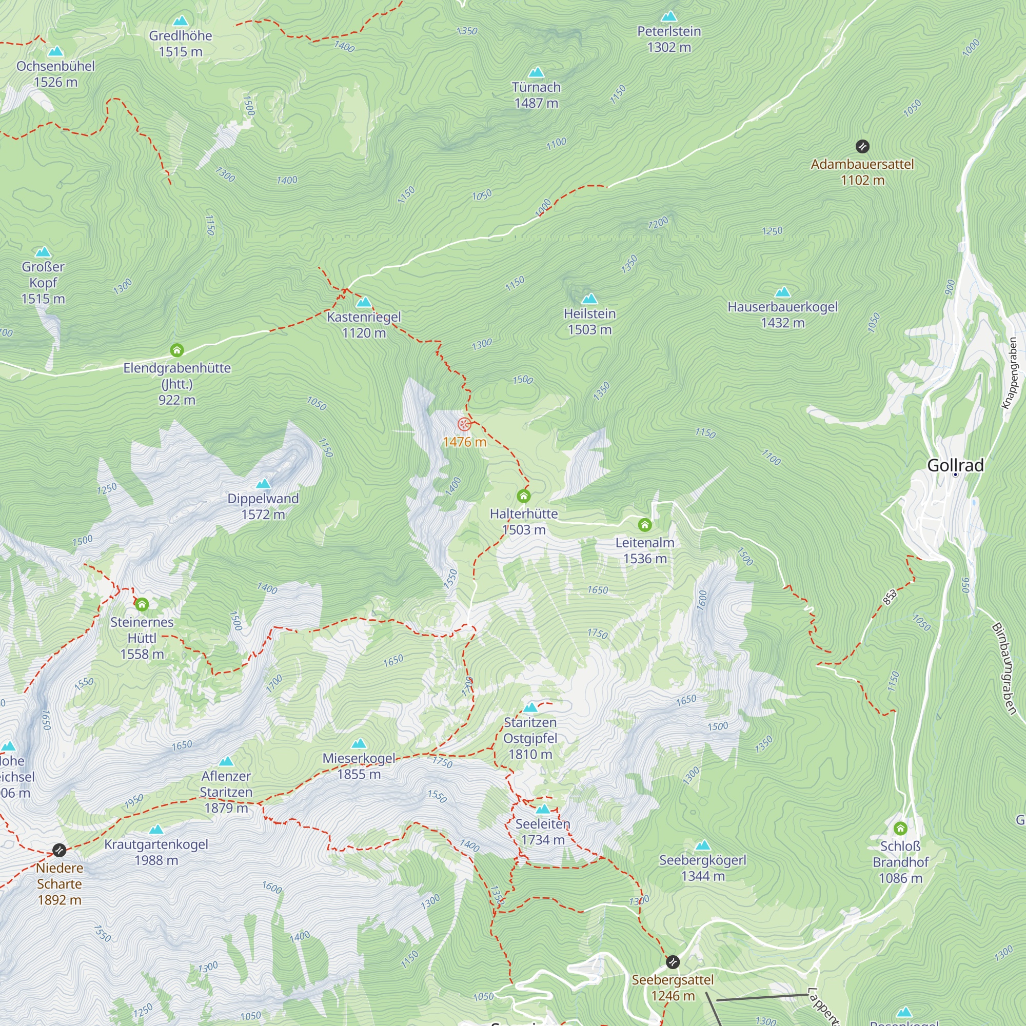 Graualm map