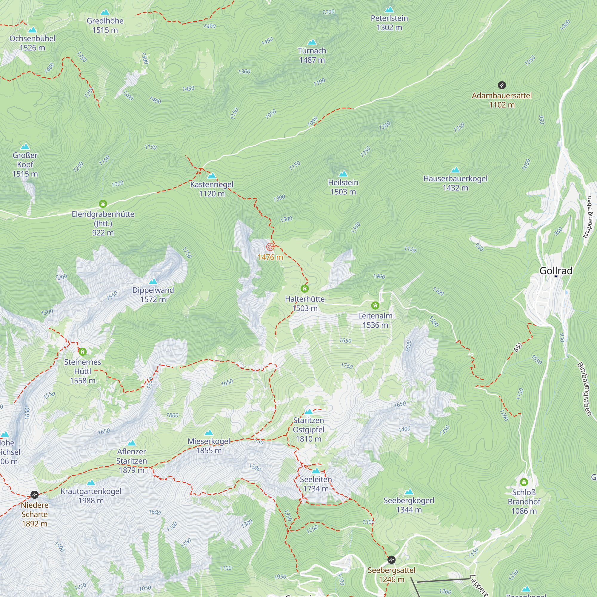 Graualm map