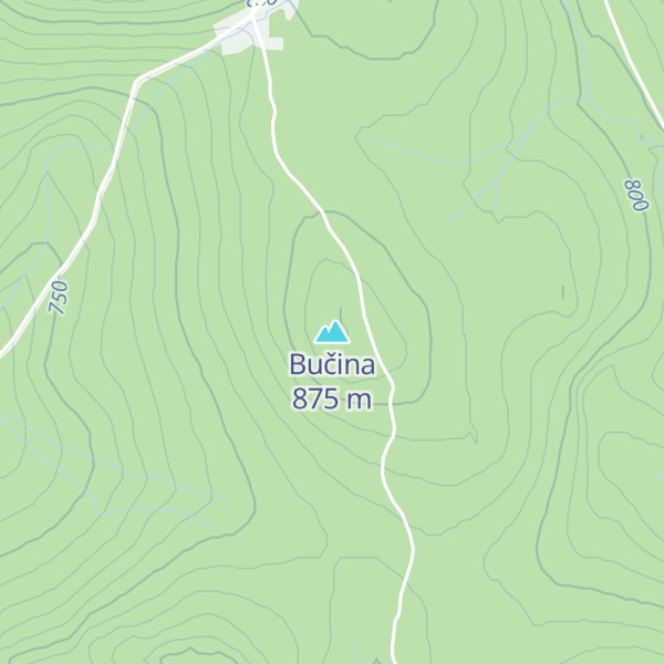 Map of Bučina