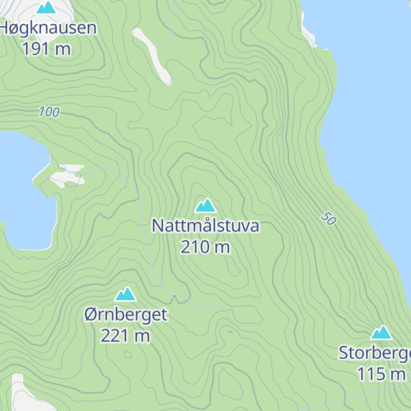 Map of Nattmålstuva