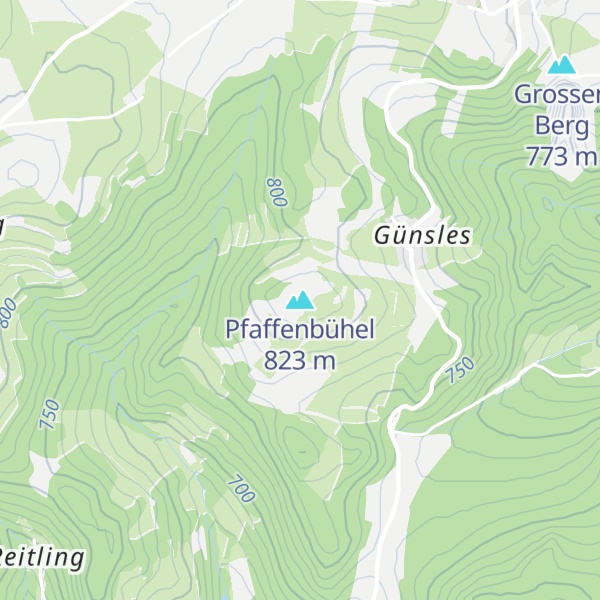 Map of Pfaffenbühel
