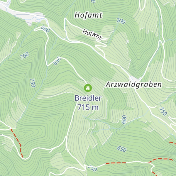 Map of Breidler