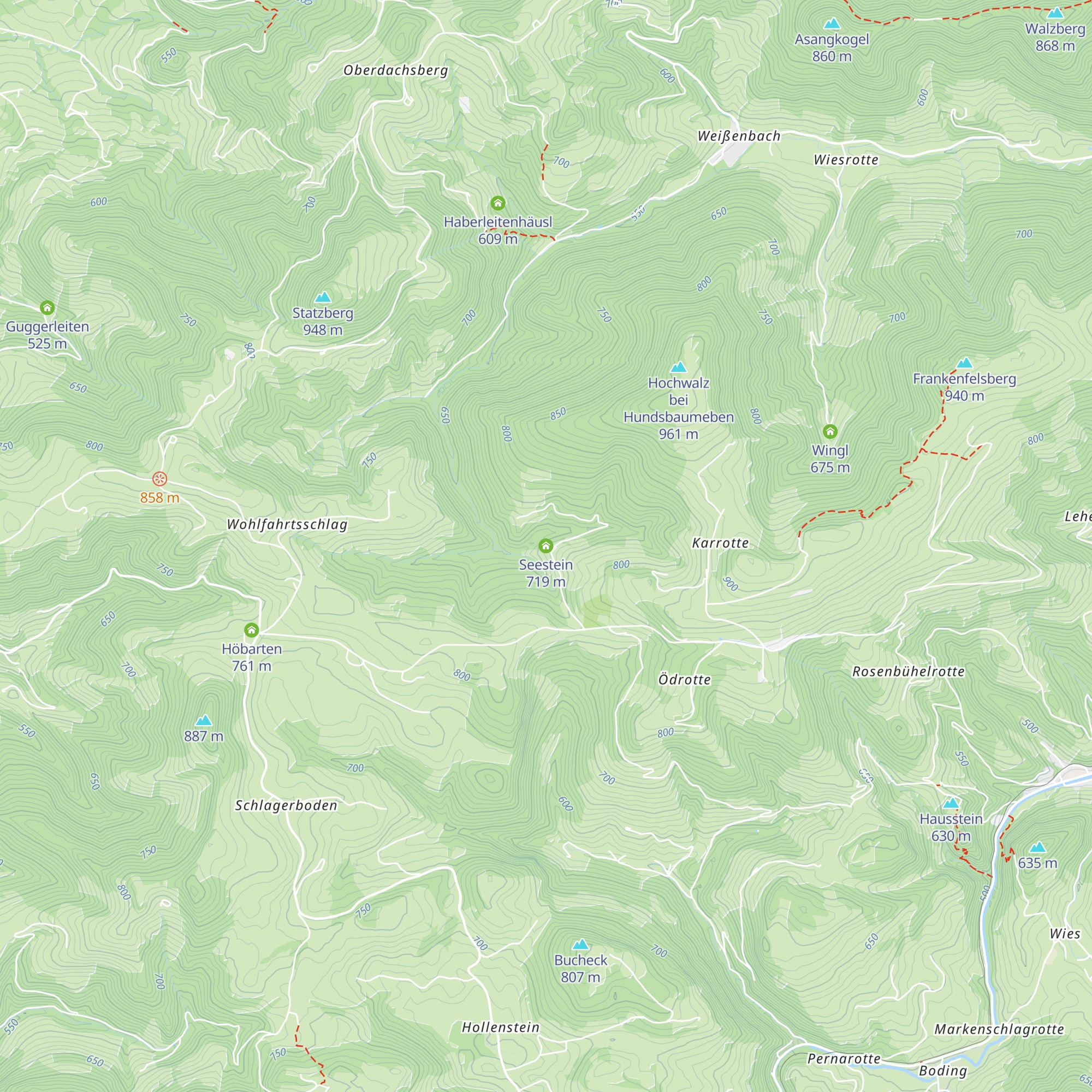 Seestein map