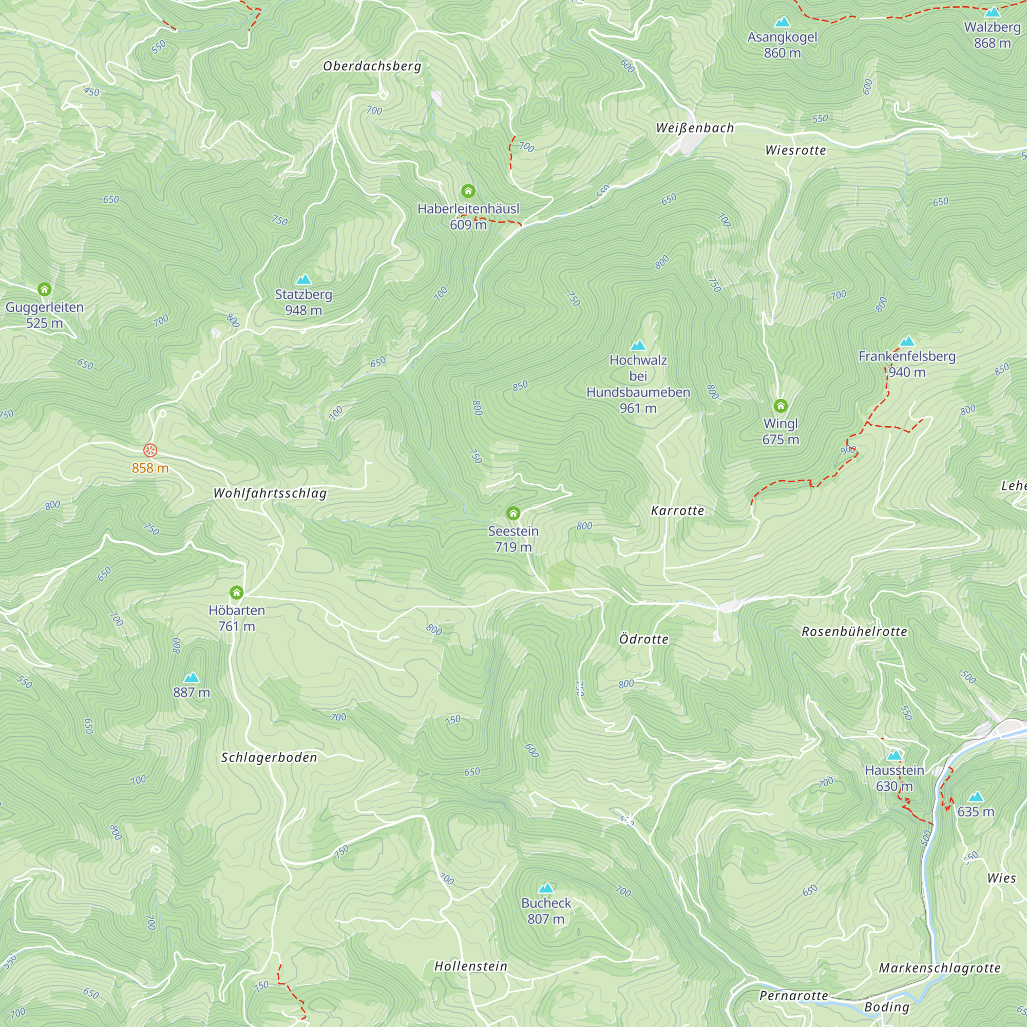 Seestein map