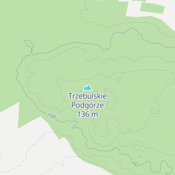 Map of Trzebulskie Podgórze