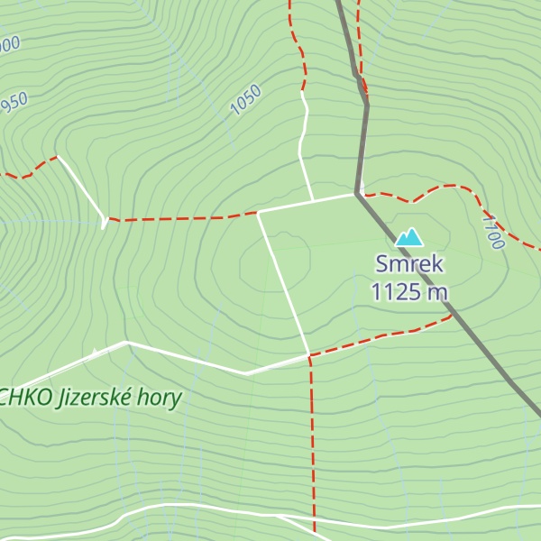Map of Smrk