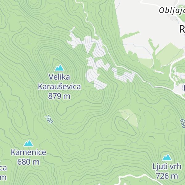 Map of Mala Karauševica