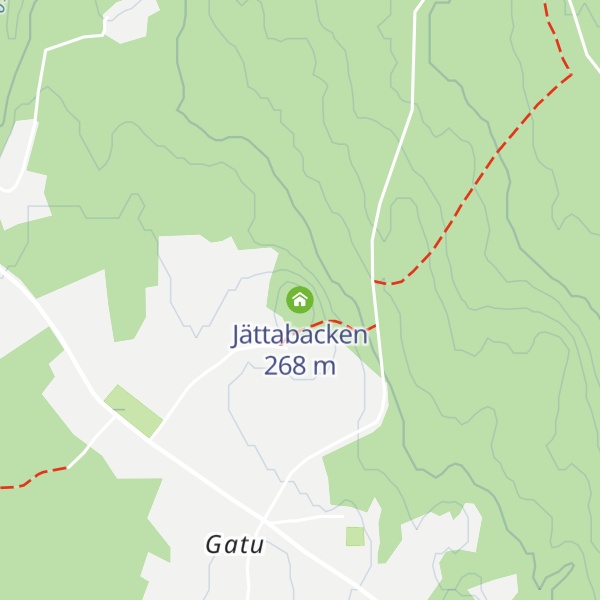 Map of Jättabacken