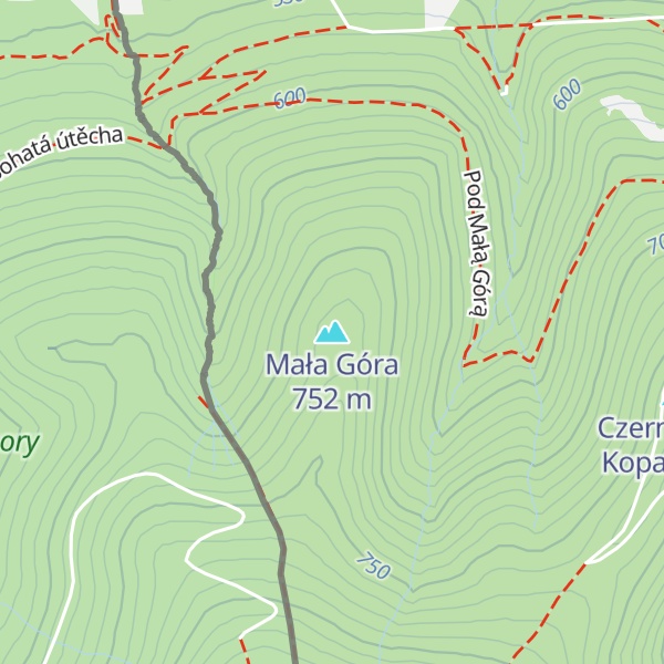 Map of Mała Góra
