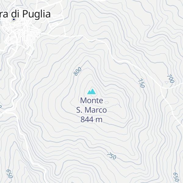 Map of Monte S. Marco